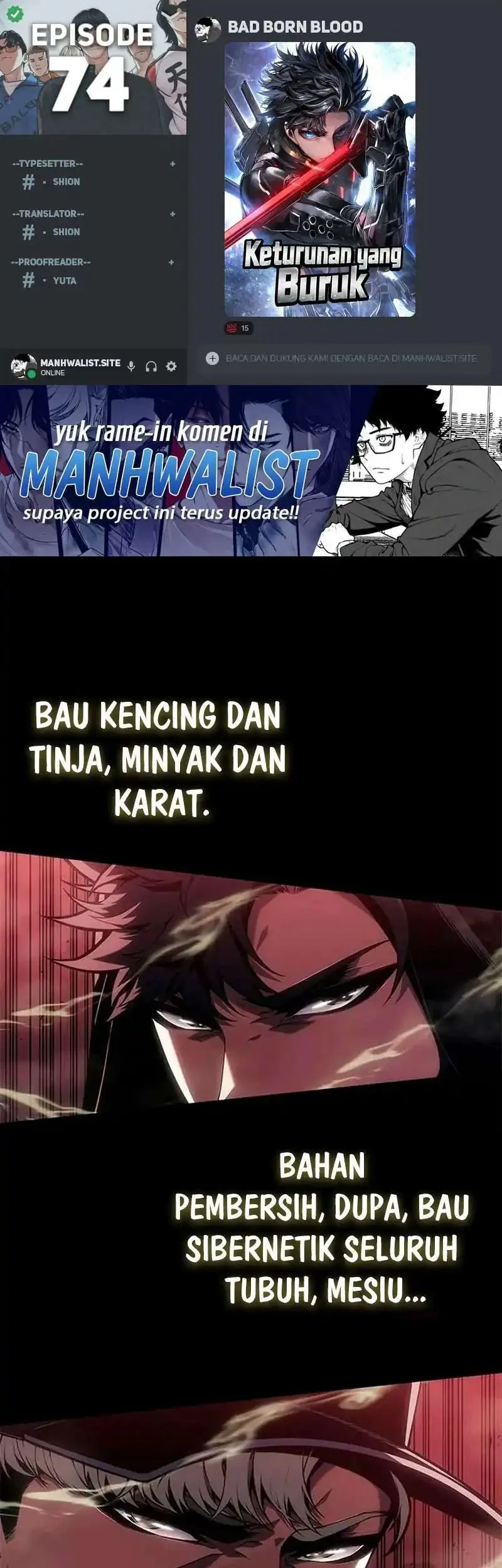 Komik Bad Born Blood Chapter 74 Fix gambar 1
